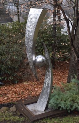 Bob Hill; Shared Dream, 2017, Original Sculpture Steel, 30 x 84 inches. Artwork description: 241 Stainless steel suitable for outdoor installation...