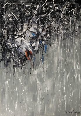 Maciej Hoffman, 'Wind', 2009, original Painting Oil, 100 x 140  x 3 cm. 