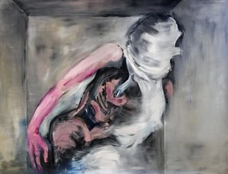 Maciej Hoffman; Adolescence, 2010, Original Painting Oil, 210 x 170 cm. 