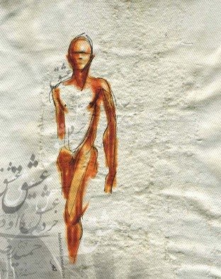 Hamidreza Davoodi; Human, 2010, Original Digital Art, 95 x 120 cm. Artwork description: 241   Human figurative painting, drawing  ...