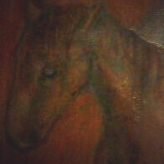 Dina Marie Wilks; Broken, 2014, Original Pastel Oil, 18 x 24 inches. Artwork description: 241   Portrait pencil art Digital art poster horse western cowboy ...