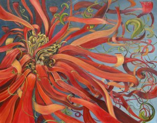 Laurie Ihlenfield; Red Creation, 2008, Original Painting Oil, 30 x 24 inches. 