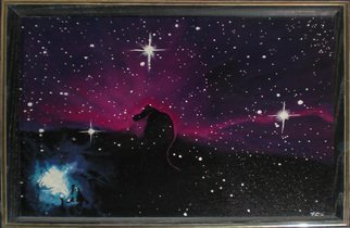 Eve Co, 'Horsehead Nebula', 1989, original Painting Acrylic, 16 x 20  x 1 inches. Artwork description: 2703 Please request a commission on this piece - The original was my fathers favorite painting and I can not sell it because its a memory I want to keep with me to touch and feel since my father was taken away from us. . .Horsehead Nebula16 x 20The ...