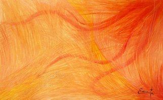 Eve Co; Orange, 2009, Original Watercolor, 0.5 x 11 inches. Artwork description: 241  Favorite Color Orange ...
