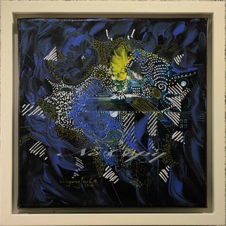 Inn-Yang Low E.h., 'Abstract Dragon', 2014, original Mixed Media, 30 x 30  x 3 cm. 