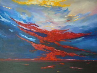 Conor Murphy; Sunset Over Ireland, 2017, Original Painting Acrylic, 30 x 24 inches. Artwork description: 241 Made with Tubes of Passion in IrelandA beautiful Impasto painting in Acrylic of a Sunset over the Islands of Ireland.  This is an Original acrylic, one of a kind painting by Conor Murphy.Prints of this are available from Fine Art America.Thank you for your ...