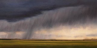 Ian Sheldon; First Rain, 2010, Original Painting Oil, 96 x 48 inches. 