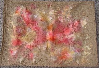 Tamara Sorkin, 'Flowers On A Grave', 2011, original Other, 79 x 55  x 4 cm. Artwork description: 1758  Pulp painting + ink ...