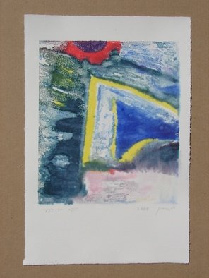 Tamara Sorkin, 'Abstract Monoprint 2009', 2009, original Printmaking Monoprint, 20 x 15  cm. 