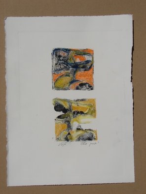 Tamara Sorkin, 'Double Monoprint', 2009, original Printmaking Monoprint, 18 x 25  cm. 