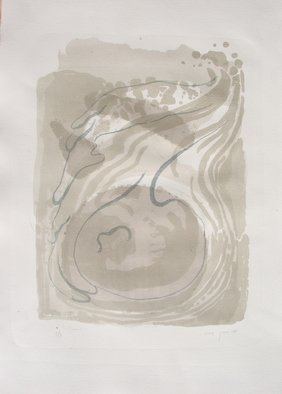 Tamara Sorkin, 'Pregnant', 2008, original Printmaking Lithography, 48 x 53  cm. 