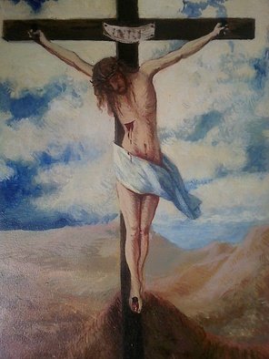 Ivana Andric; Jesus, 2010, Original Painting Tempera, 14.5 x 21 cm. Artwork description: 241   tempera painting on wood  ...