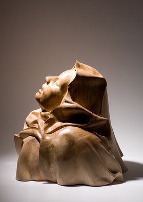 James Mcloughlin; The Ecstacy, 2010, Original Sculpture Wood, 17 x 17 inches. Artwork description: 241  This was inspired by the Bernini Sculpture The Ecstacy of St Threasa. Its carved out of Olive Ash.     ...