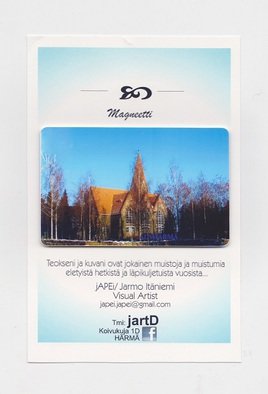 Jarmo It�niemi; Photo Magnet, 2014, Original Photography Color, 54 x 86 mm. Artwork description: 241      Cathedral ALAHARMA Finland          ...