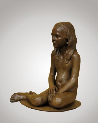 Bruce Naigles; Antonia, 2008, Original Sculpture Bronze, 41 x 60 cm. 