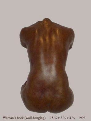 Bruce Naigles; Back Against The Wall, 2006, Original Sculpture Bronze, 8 x 15 inches. 