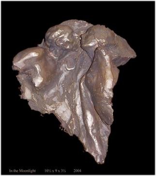 Bruce Naigles; In The Moonlight, 2005, Original Sculpture Bronze, 9 x 10 inches. 