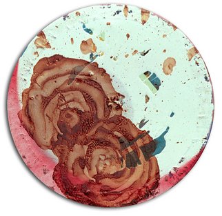 Jasmine Ronel; Two Roses, 2001, Original Painting Other, 30 x 30 cm. Artwork description: 241 Mixed media on canvas, 30 cm caliber...