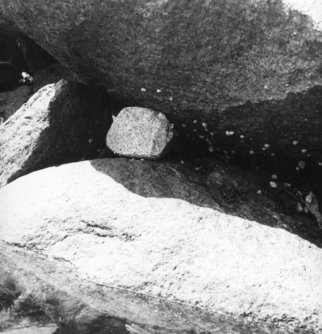 Judith Dernburg; White Rock Reflection, 2012, Original Photography Black and White, 9 x 9 inches. Artwork description: 241      Halibut Point, Cape Ann Massachusetts.     ...