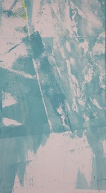 Jean Bourque; Shadow Work, 2016, Original Printmaking Other, 12 x 5 inches. Artwork description: 241 This screenprint is one of two made. Part of the shadow series and they all coordinate. Printed on heavy paper. Size estimate . ...