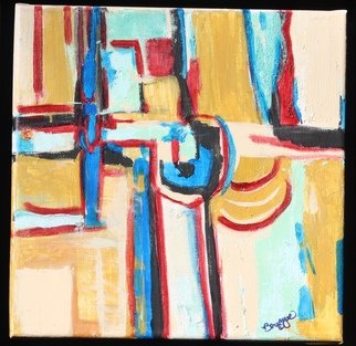 Jean Bourque; Which Way, 2017, Original Painting Acrylic, 12 x 12 inches. Artwork description: 241 This original painting is an abstract design with lots of color. iLiven up your office or home with this 12x12 canvas in a two inch thick gold tone wood frame that lets the painting float, giving the illusion of a larger painting. Email artist for photo in ...
