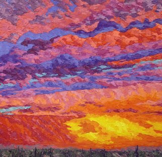 Jeffrey Ferst; Gates Pass, 2016, Original Painting Oil, 60 x 48 inches. Artwork description: 241  My paintings are flamboyantjuicy. They are inspired by the sonoran desert I call home. Thick oil paintings full of color and vibrancy. Many layers make wonderful texture and great contemporary art compositions. I paint landscape and abstractions....