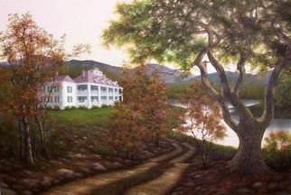 Jerry Sauls; Slow Soutern Sky, 2007, Original Painting Oil, 36 x 24 inches. Artwork description: 241  A place in history where times could be hard but life's simple pleasures were appreciated. ...