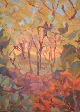 Jessica Dunn, 'Almond Trees', 2001, original Painting Oil, 73 x 100  cm. Artwork description: 2448 View from my window...