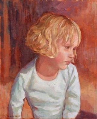 Jessica Dunn, 'Amy', 2003, original Painting Oil, 60 x 70  x 2 cm. 