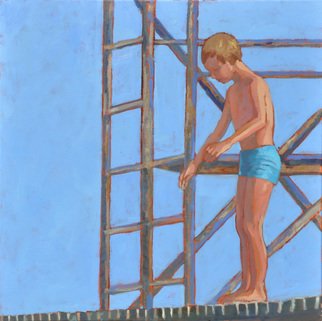 Jessica Dunn; Coragem, 2010, Original Painting Oil, 80 x 80 cm. 