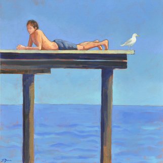 Jessica Dunn; Gaivota, 2010, Original Painting Oil, 80 x 80 cm. 