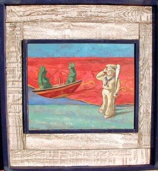 Jessica Dunn, 'Ship Ahoy', 2005, original Painting Oil, 50 x 40  x 2 cm. Artwork description: 4173 81 x 75 cm with frame...