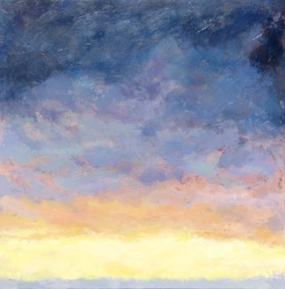 Jessica Dunn; Break Of Day, 2016, Original Painting Acrylic, 100 x 100 cm. Artwork description: 241 abstract sky...