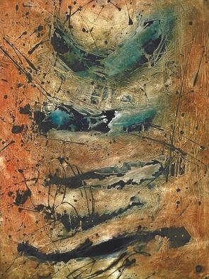 John Vasiliou; Teslin VI, 2003, Original Painting Other, 19 x 25 inches. Artwork description: 241 Acrylic, enamel and aquarelle crayon; matte varnish on archival paper. Unframed...
