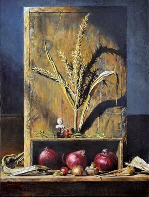 John Gamache; Watching My Garden Grow, 2012, Original Painting Oil, 18 x 24 inches. Artwork description: 241   Oil on linen           ...