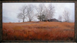 John Gamache; Early Winter, 2001, Original Painting Oil, 59 x 29 . Artwork description: 241 My daughter Lori and I worked on this piece for a Father and daughter show 2 Minds One Vision at a College in Worcester MA...