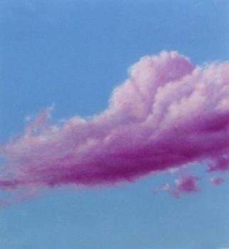 James Gwynne, 'Pink Float', 1998, original Painting Oil, 65 x 70  x 3 inches. Artwork description: 1911 Large pink cloud with purple shadows floating by...