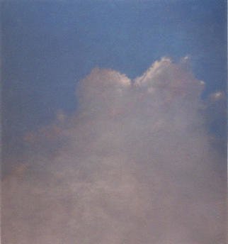James Gwynne, 'Silent Sky', 1994, original Painting Oil, 65 x 70  x 3 inches. Artwork description: 1911 Subtle cloud configuration rising from the mist...