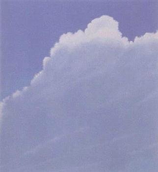 James Gwynne, 'Soft Crescindo', 1997, original Painting Oil, 65 x 70  x 3 inches. Artwork description: 1911 Grey- blue sky with soft cloud blending into the haze...