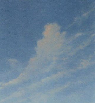 James Gwynne, 'Whispers', 2000, original Painting Oil, 65 x 70  x 3 inches. Artwork description: 1911 Delicate clouds in a blue sky...