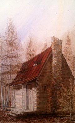 Don Bradford; Tennessee Cut 1906, 2002, Original Watercolor, 27 x 20 inches. Artwork description: 241            Tennessee birthplace of my Dad.  ...