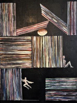 Jim Lively; 231, 2018, Original Painting Acrylic, 30 x 40 inches. Artwork description: 241 contemporary, albums, vinyl...