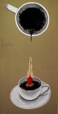 Jim Lively, 'A Second Cup Of Coffee', 2012, original Painting Acrylic, 30 x 40  x 2 inches. Artwork description: 4683                                      Acrylic and pencil on gallery wrapped canvas                                                                                                                                       ...