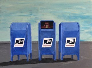 Jim Lively; Going Postal 2020, 2020, Original Painting Acrylic, 24 x 18 inches. Artwork description: 241 Acrylic on gallery wrapped canvas...