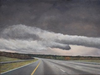 James Morin; Approaching Storm Highway, 2020, Original Painting Oil, 40 x 30 inches. Artwork description: 241 Not just a physical landscape but one of the mind, soul and spirit. ...