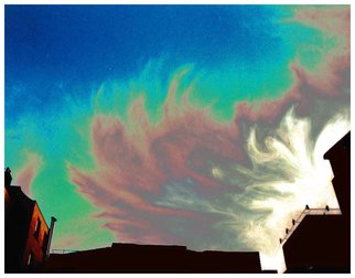 Joan Shannon; Coloured Sky In Dublin, 2011, Original Photography Color, 9 x 12 inches. Artwork description: 241  building, sky, colour, color     ...