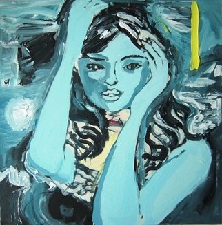 Joanna Glazer; Blue Angel, 2011, Original Painting Acrylic, 60 x 60 cm. Artwork description: 241  Blue Angel ...
