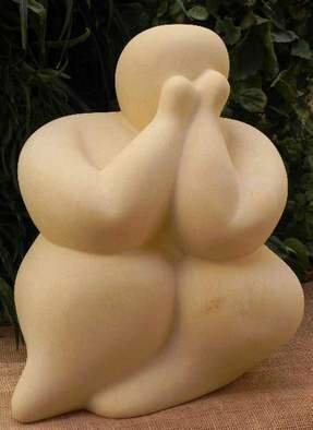 Joe Xuereb; Lamentation Small, 2014, Original Sculpture Stone,  12.5 inches. 