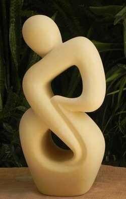 Joe Xuereb; Searching For Solution, 2015, Original Sculpture Limestone, 28 x 56 cm. Artwork description: 241 The human figure is always searching deep in one s inner self to solve one s preoccupations in the daily life. ...