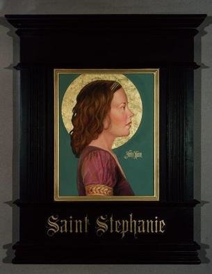 John Hunn; SAINT STEPHANIE, 2012, Original Pastel, 12 x 15 inches. 